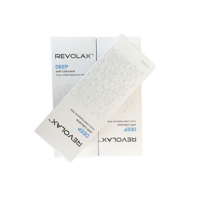 Revolax Dermal Filler with Hyaluronic Acid for Natural-Looking Results and 2 Years Shelf Life Lasting 6-12 Months