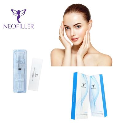 Neofiller Hyaluronic Acid Dermal Filler with 24mg/ml Concentration for 9-12 Months Longevity in Transparent Gel