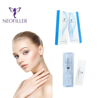 Neofiller Hyaluronic Acid Dermal Filler with 24mg/ml Concentration for Facial Injection in Sterile Syringe Packaging
