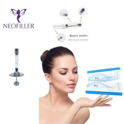 Neofiller Hyaluronic Acid Dermal Filler with 24mg/ml Concentration for Facial Injection in Sterile Syringe Packaging