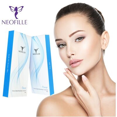 Neofiller Hyaluronic Acid Dermal Filler Injectable Gel with 24mg/ml Concentration for 9-12 Months Longevity and Room Temperature Storage