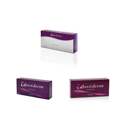 Juvederm Dermal Filler with Hyaluronic Acid for 6-9 Months Duration and Room Temperature Storage