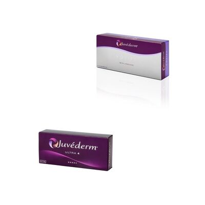Juvederm Dermal Filler Hyaluronic Acid Based Injectable Gel for 6-9 Months Duration and Room Temperature Storage
