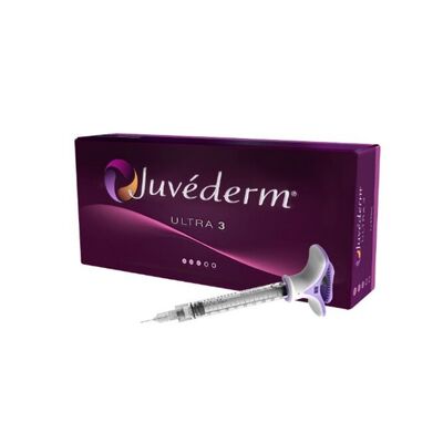 Gel Formulated Juvederm Dermal Filler Concentration 20mgMl Designed for Plastic Surgery and Wrinkle Reduction Treatments