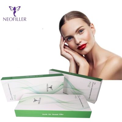 Neofiller Injectable Hyaluronic Acid Dermal Filler with 24mg/ml Concentration for 9-12 Months Longevity via Hypodermic Injection