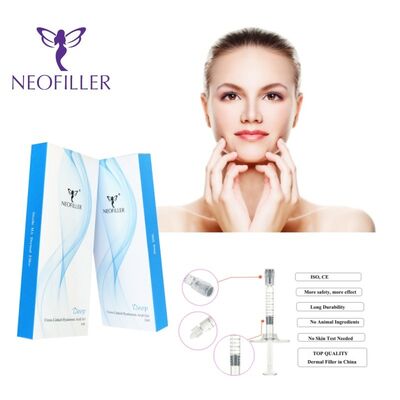 24mgml Hyaluronic Acid Dermal Filler 1ml Hypodermic Injection Depth Suitable for Wrinkle Reduction and Facial Contouring