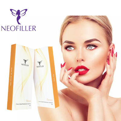 Hypodermic Injection Cross-Linked Hyaluronic Acid Dermal Filler Injectable Gel Facial Contouring Fine Line Reduction