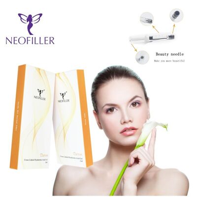 Room-Temperature Storage Hyaluronic Acid Dermal Filler 24mg-ml Cross-Linked Injectable Gel Facial Volume Restoration Skin Hydration