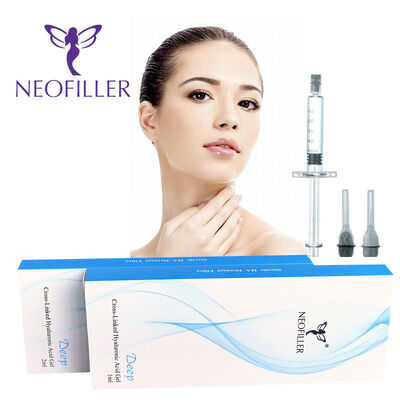 Longevity 9-12 Months Hyaluronic Acid Filler Transparent Formula Designed for Natural Looking Facial Contouring and Skin Hydration