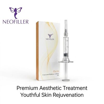 6-8 Months Extended Duration Hyaluronic Acid Dermal Filler Biocompatible Injectable Gel 1ml Syringe Facial Rejuvenation