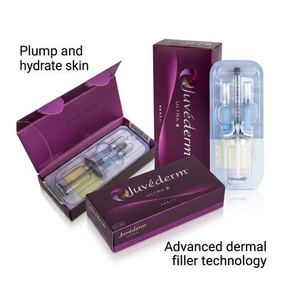 Gel Juvederm Dermal Filler anti Wrinkles product designed to smooth wrinkles and enhance facial contours for professional