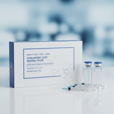 Particle Size 0.1mm 2.0mm Hyaluronic Acid Dermal Filler Featuring BDDE Crosslinking Technology Storage Condition 2°C To 25°C Ideal For Professional