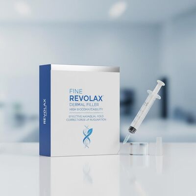 Fine Revolax Dermal Filler Featuring High Biocompatibility for Effective Nasolabial Fold Correction and Lip Augmentation