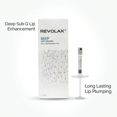 1.1ml Dermal Lip Fillers Revolax Fine Deep Sub-Q For Anti Wrinkles Hyaluronic Acid Injection