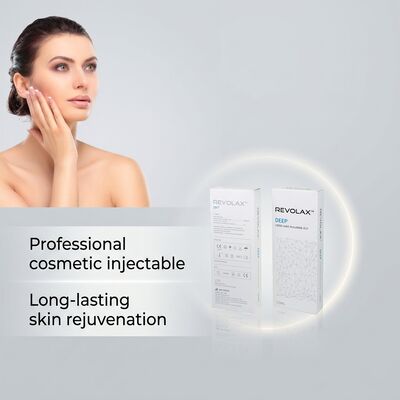Anti-aging Revolax Dermal Filler Deep Sub-q Fine injectable product OEM for natural skin smoothing and volume enhancement