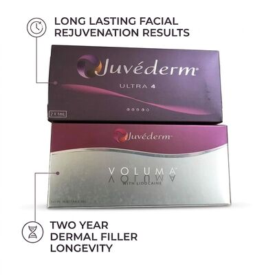 Gel Juvederm Dermal Filler 1ml Syringe Facial Injection Site Ideal For Facial Rejuvenation And Volume Restoration Procedures