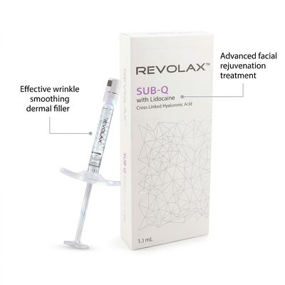 Dermal Filler Wrinkle Restoring Filler Containing Hyaluronic Acid Providing Wrinkle Reduction and Skin Texture Enhancement