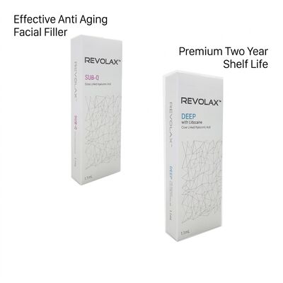 Hyaluronic Acid Revolax Dermal Filler safe injectable solution for facial contouring wrinkle reduction and skin hydration