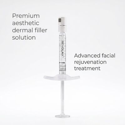 Hyaluronic Acid Revolax Dermal Filler safe injectable solution for facial contouring wrinkle reduction and skin hydration