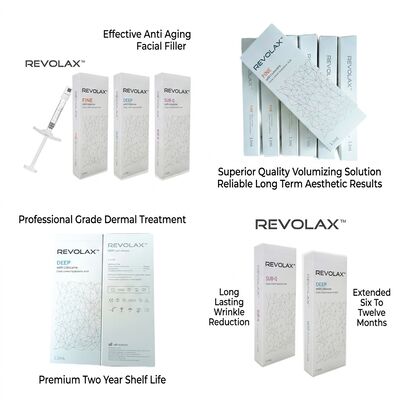 24mgml Revolax Dermal Filler Injectiondepth Mid To Deep Dermis Concentration 20 Mgml Solution For Facial Volume Enhancement