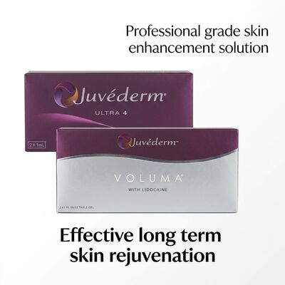 Facial Injection Juvederm Dermal Filler Longevity 9-12 Months Ultra3 Ultra4 Voluma Perfect for Facial Contour Refinement
