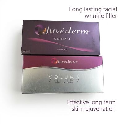 Plastic Surgery Juvederm Dermal Filler Concentration 20mgMl Longevity 9-12 Months Suitable for Enhancing Facial Contours and Skin Rejuvenation