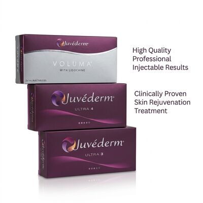 Facial Injection Juvederm Dermal Filler Longevity 9-12 Months Ultra3 Ultra4 Voluma Perfect for Facial Contour Refinement