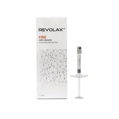 Hyaluronic Acid Revolax Dermal Filler Smooth And Elastic Gel Consistency Providing Facial Volume Enhancement And Wrinkle Treatment