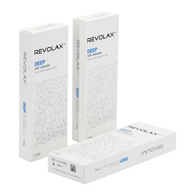 Smooth And Elastic Gelconsistency Revolax Dermal Filler Fine Deep Sub-Q Injectable Gel Store At 2-25°C Ideal For Facial Volume Restoration