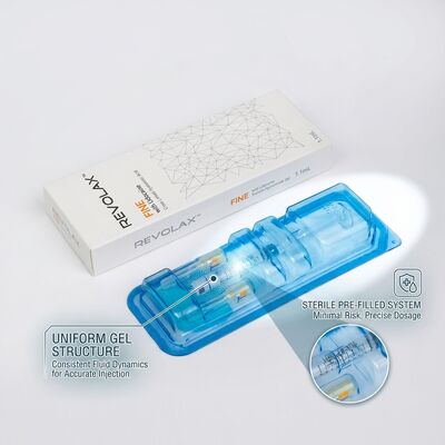Revolax Deep Lip Filler Monophasic Cross-Linked Hyaluronic Acid Dermal Filler 1.1ml for Lip Augmentation
