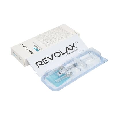 Dermal Filler Revolax Dermal Filler High Biocompatibility Fine Deep SubQ Injectable Solution Enhancing Facial Contours and Skin Texture
