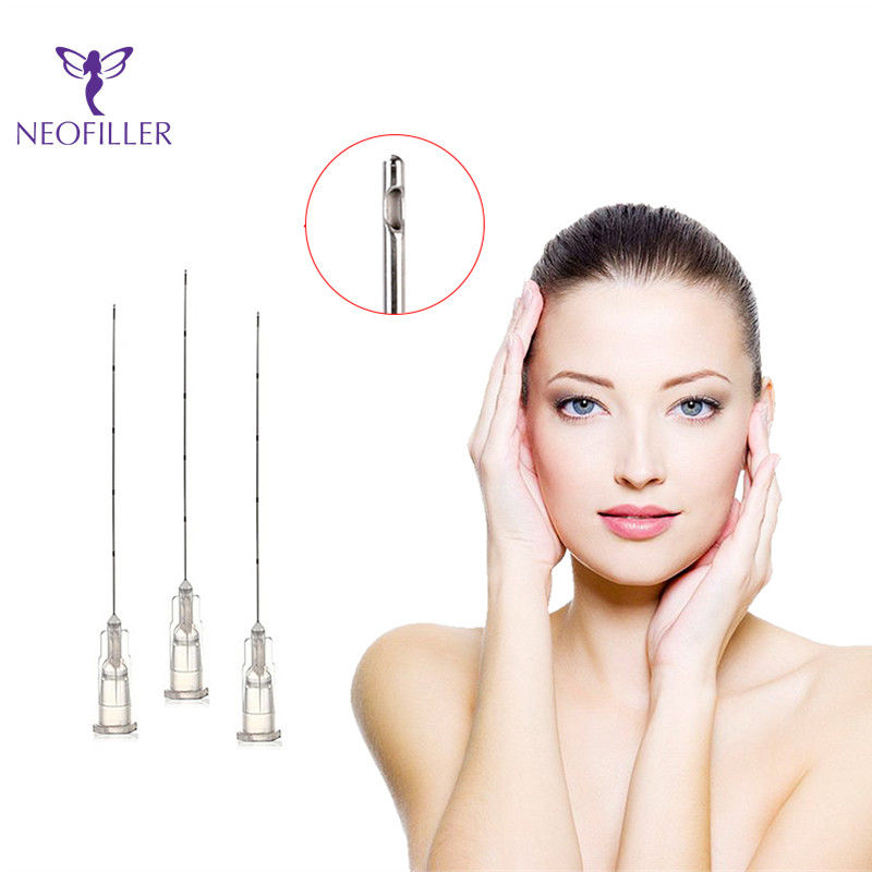 30G Beauty Filler Using Cannula Blunt Cannula For Fillers Hyaluronic Acid 40mm 50mm