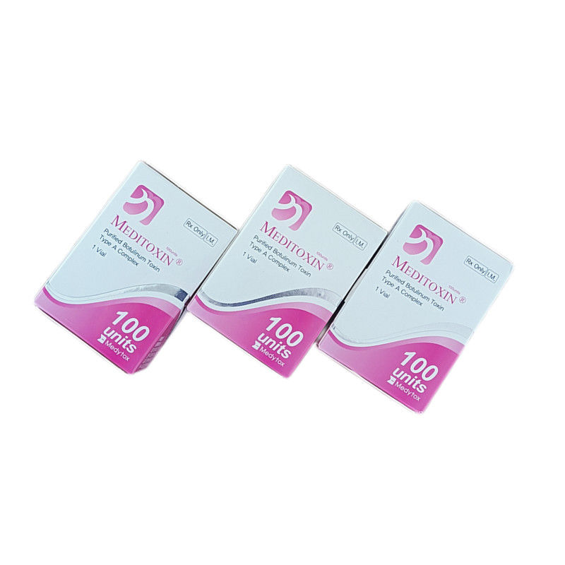 2.5mL Wrinkle Removal Botulinum Toxin Injections Meditoxin Botulinum Toxin Type A 100 Units