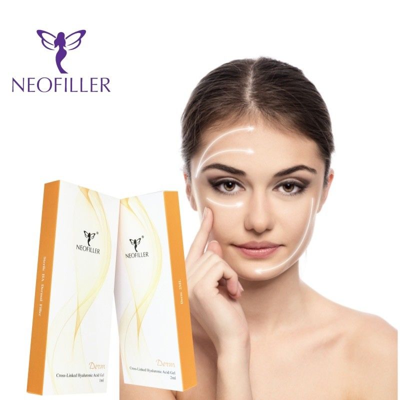 Neofiller Hypodermic Facial Dermal Filler Cross Linked 24mg/ml Concentration 9-12 Months Longevity