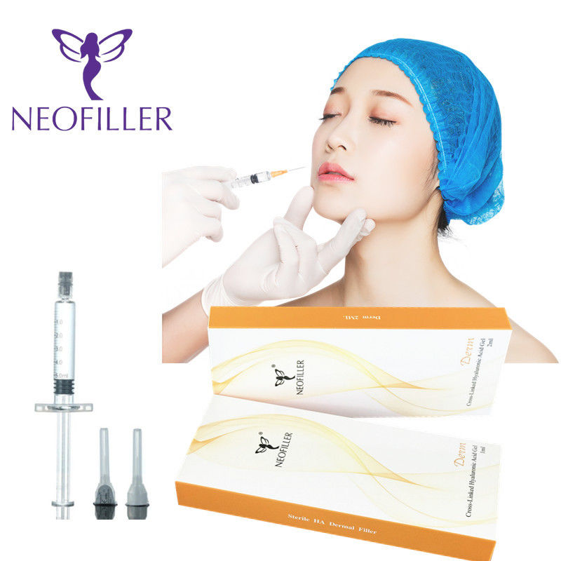 Transparent Cross Linked 24mg/ml Dermal Filler For Hypodermic Injection At Room Temperature