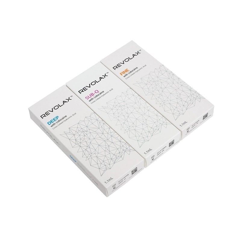 Revolax 1.1ml Hyaluronic Acid Dermal Filler Fine Deep Subq For Smoothing And Filling