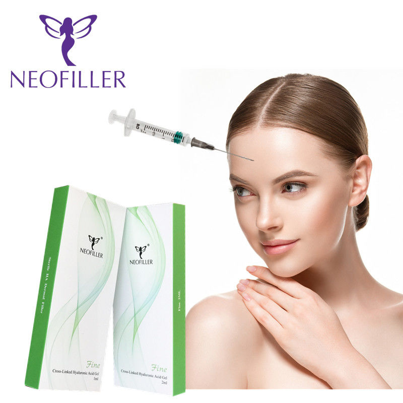 Transparent Hyaluronic Acid Dermal Filler Cross-Linked Injectable Gel Hypodermic Injection Facial Enhancement