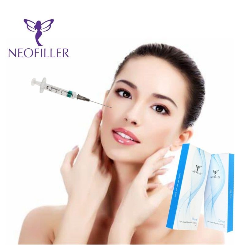 1ml Hyaluronic Acid Dermal Filler Injectable Gel Natural Long-Lasting Facial Rejuvenation Solution