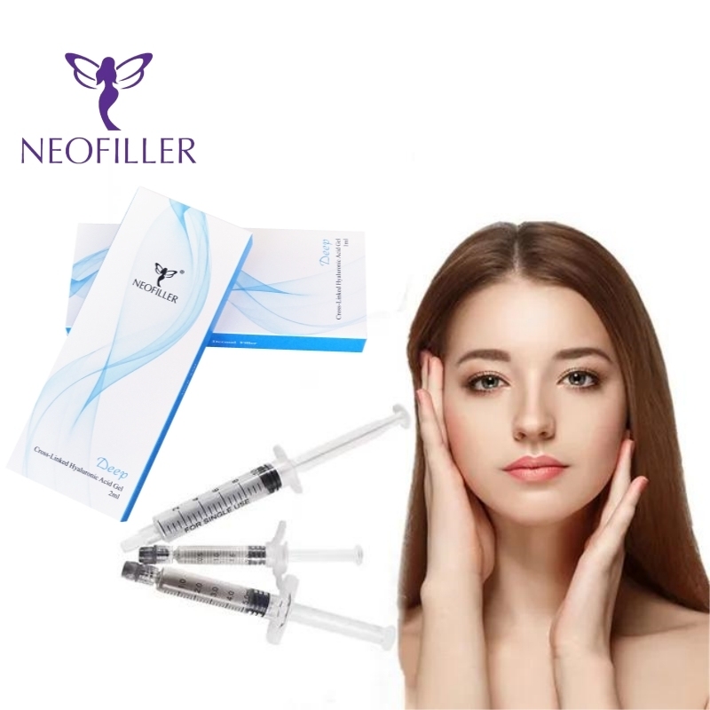 Neofiller Deep Hyaluronic Acid Dermal Filler with 24mg/ml Concentration for 9-12 Months Longevity via Hypodermic Injection