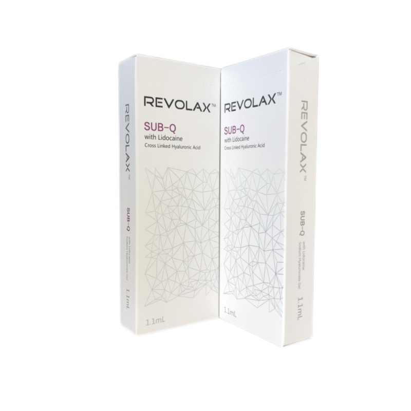 Revolax Dermal Filler with Hyaluronic Acid for 6-12 Months Duration and 2 Years Shelf Life in Syringe Packaging
