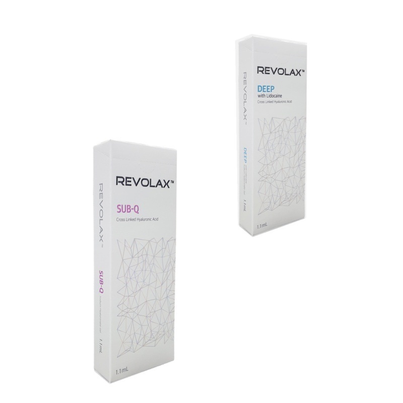 Revolax Dermal Filler with Hyaluronic Acid Ingredients for 6-12 Months Effect and 2 Years Shelf Life