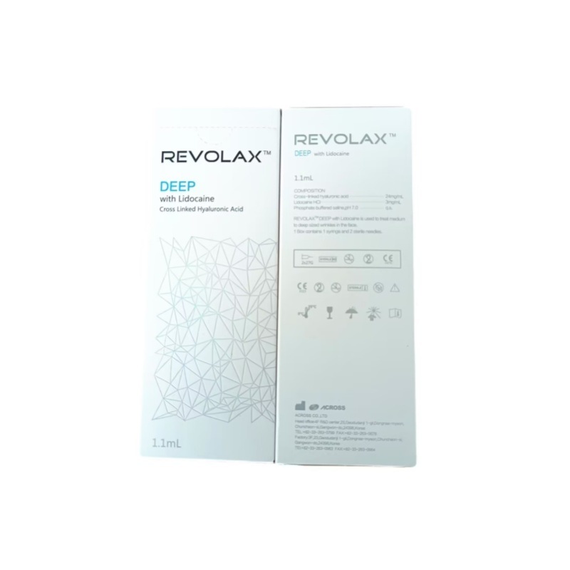 Revolax Dermal Filler with Hyaluronic Acid for 6-12 Months Duration and 2 Years Shelf Life in Syringe Packaging