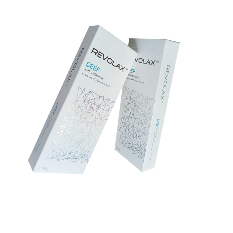 Revolax Dermal Filler with Hyaluronic Acid for Natural-Looking Results and 2 Years Shelf Life Lasting 6-12 Months