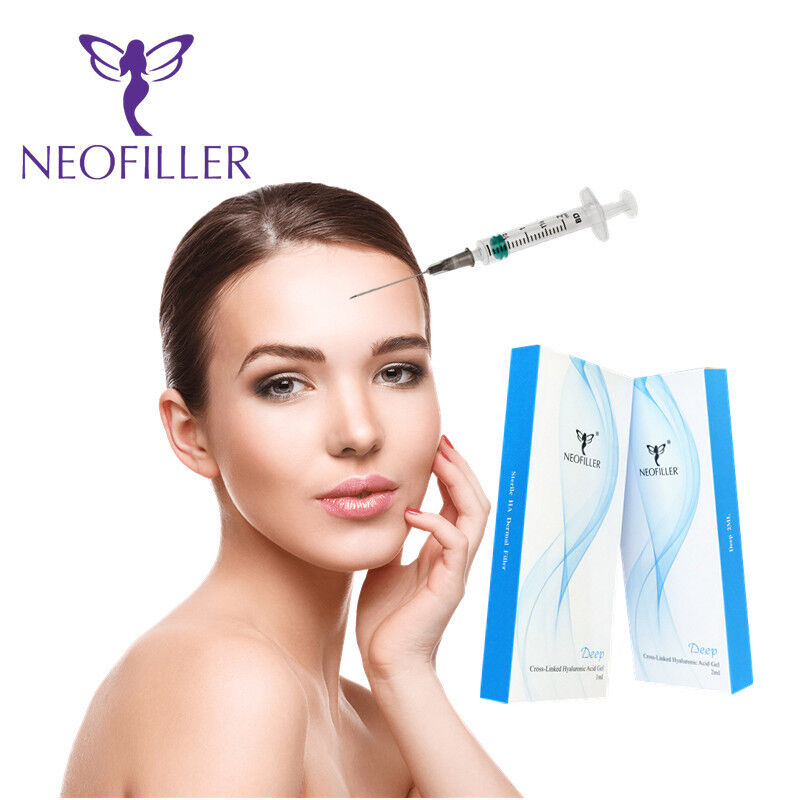 Transparent 24mg-ml Hyaluronic Acid Dermal Filler Injectable Gel 9-12 Month Longevity Facial Injection