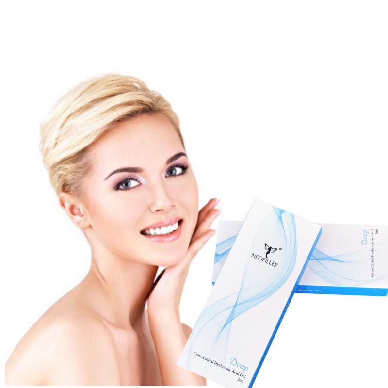 Cross-linked Hyaluronic Acid Dermal Filler with 9-12 Months Longevity and 24mg/ml Concentration for Facial Rejuvenation