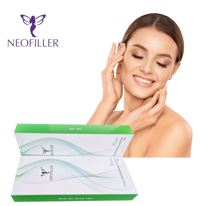 Neofiller 2ml Dermal Filler Hyaluronic Acid For Face Nose Lip Enlargement 24mg/ml