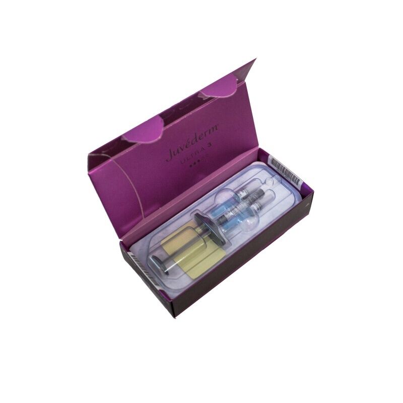 Face Juvederm Dermal Filler with Hyaluronic Acid designed to improve skin elasticity and reduce signs of aging on face