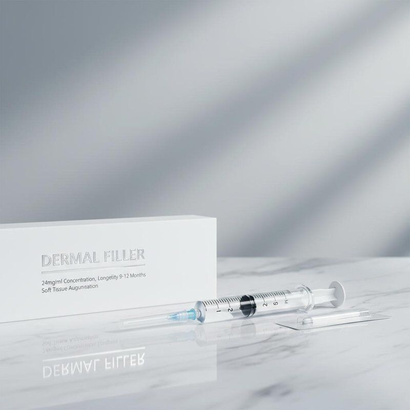 Facial Hyaluronic Acid Dermal Filler 24mgml Concentration Longevity 9 to 12 Months Suitable for Soft Tissue Augmentation