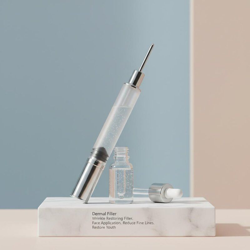 Dermal Filler Wrinkle Restoring Filler Designed for Face Application to Reduce Fine Lines and Restore Youthful Appearance