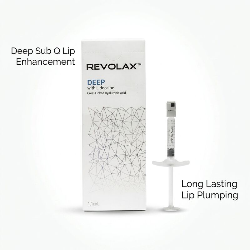 1.1ml Dermal Lip Fillers Revolax Fine Deep Sub-Q For Anti Wrinkles Hyaluronic Acid Injection